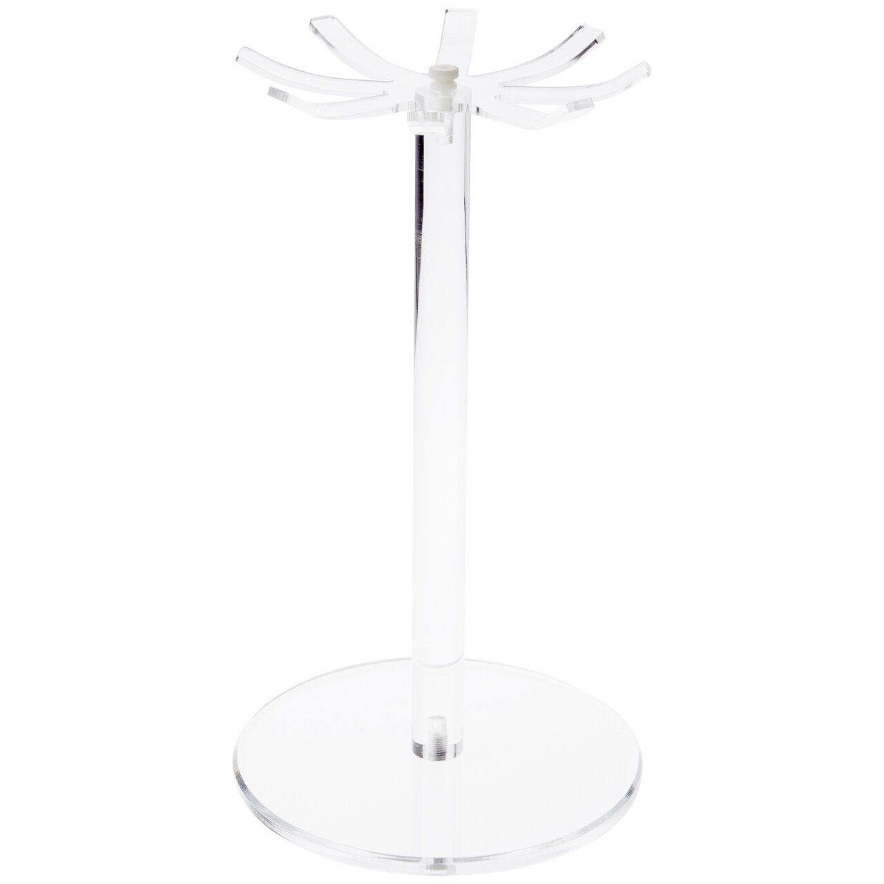 Plymor Clear Acrylic Rotating Necklace / Keychain Display Stand